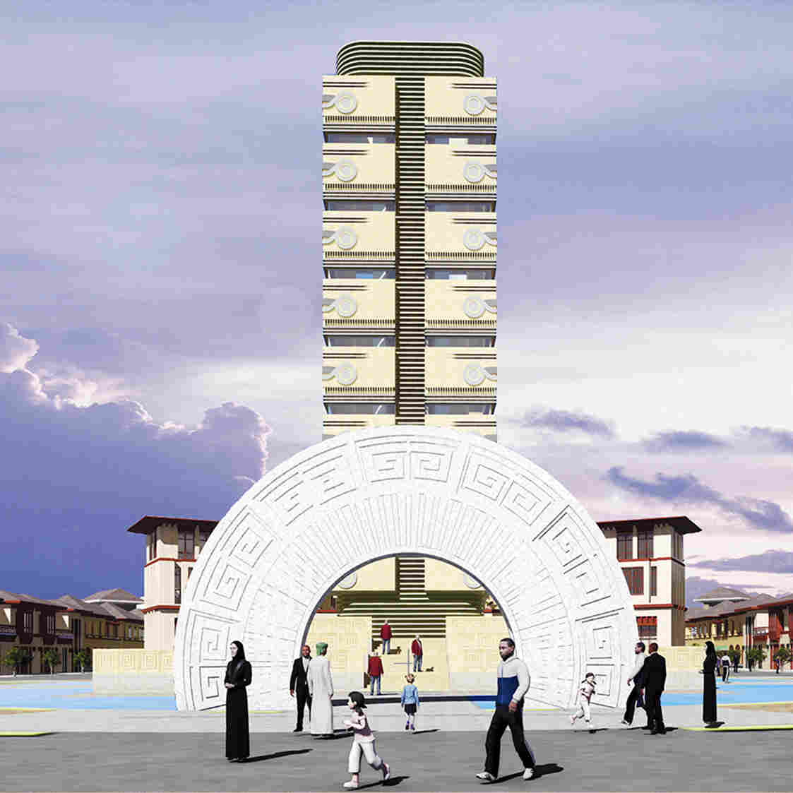 Asian geographic center culture tourism resort town